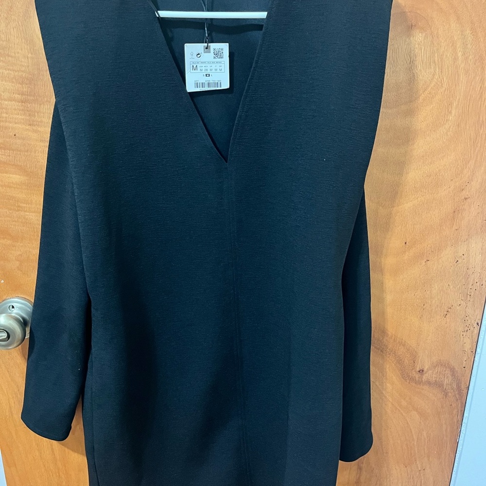 Zara black party dress